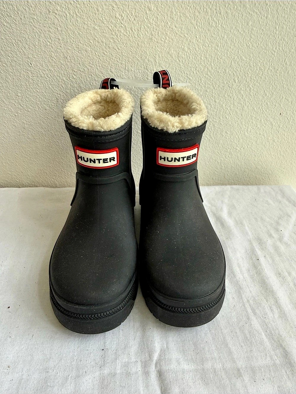 Hunter Kids Insulated Fleece Lined Rain Snow Boots Black Toddler 9 NWT